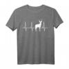 Kudu Shirt - Afrikanisches Safari Reise Geschenk T-Shirt mit Herzschlag-Design für Safari-Liebhaber & Tierfreunde