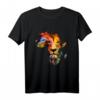 Afrika Loewe Silhouette Safari T-Shirt | Geschenkidee für Afrika-Liebhaber zu Weihnachten & Geburtstag