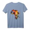 Afrika Loewe Silhouette Safari T-Shirt | Geschenkidee für Afrika-Liebhaber zu Weihnachten & Geburtstag