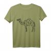 Afrikanisches Kamel T-Shirt - Safari & Karawane Design mit moderner afrikanischer Kunst