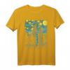 Argonath Sternennacht Van Gogh Style T-Shirt – Kunstliebhaber Geschenk für Kunstlehrer, Absolventen & Designfans