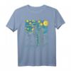 Argonath Sternennacht Van Gogh Style T-Shirt – Kunstliebhaber Geschenk für Kunstlehrer, Absolventen & Designfans