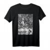 Albrecht Durer Michael Slaying the Dragon Engraving - Vintage Occult T-Shirt mit biblischer Illustration