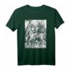 Albrecht Dürer Knight Death and the Devil Vintage Engraving T-Shirt – Okkulte Kunstmotive aus der Apocalypse-Serie