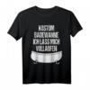Lustiges Witziges Karneval Fasching T-Shirt mit Spruch 'KOSTÜM BADEWANNE ich lass mich volllaufen' – Perfekt für Junggesellenabschied, Party & Umzug