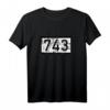 Rheinkilometer 743 Düsseldorf T-Shirt im Vintage-Look – Perfektes Geschenk für Düsseldorfer & Rheinliebhaber