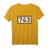Rheinkilometer 743 Düsseldorf T-Shirt im Vintage-Look – Perfektes Geschenk für Düsseldorfer & Rheinliebhaber