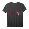 Horror Blut Spritzer Kostüm T-Shirt für Fasching & Karneval - Perfektes Gruppenkostüm, Partnerkostüm & Geschenkidee für Kinder, Teenager & Erwachsene