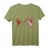 Horror Blut Spritzer Kostüm T-Shirt für Fasching & Karneval - Perfektes Gruppenkostüm, Partnerkostüm & Geschenkidee für Kinder, Teenager & Erwachsene