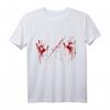 Horror Blut Spritzer Kostüm T-Shirt für Fasching & Karneval - Perfektes Gruppenkostüm, Partnerkostüm & Geschenkidee für Kinder, Teenager & Erwachsene