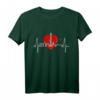 Düsseldorf Skyline Herzschlag Herz Ich Liebe Düsseldorfer T-Shirt – Fanartikel & Souvenir für Düsseldorf-Fans und Stadtliebhaber
