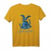 Möwe auf Schädel - Seebad Eckernförde T-Shirt für Strandurlaub in Schleswig-Holstein mit düsterem Piraten-Motiv
