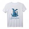Möwe auf Schädel - Seebad Eckernförde T-Shirt für Strandurlaub in Schleswig-Holstein mit düsterem Piraten-Motiv
