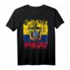 ECUADOR Flagge T-Shirt für Damen, Herren & Kinder - Klassisch geschnitten, doppelt genähter Saum