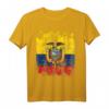 ECUADOR Flagge T-Shirt für Damen, Herren & Kinder - Klassisch geschnitten, doppelt genähter Saum