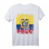 ECUADOR Flagge T-Shirt für Damen, Herren & Kinder - Klassisch geschnitten, doppelt genähter Saum
