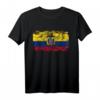 ECUADOR Flagge T-Shirt für Damen, Herren & Kinder – Klassisch geschnitten, doppelt genähter Saum, ideal für Fans und Nationalstolz