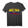 ECUADOR Flagge T-Shirt für Damen, Herren & Kinder – Klassisch geschnitten, doppelt genähter Saum, ideal für Fans und Nationalstolz