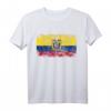 ECUADOR Flagge T-Shirt für Damen, Herren & Kinder – Klassisch geschnitten, doppelt genähter Saum, ideal für Fans und Nationalstolz