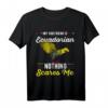 Meine Freundin ist Ecuadorianerin - Lustiges Ecuador-Flagge T-Shirt für Männer und Frauen, stolz auf Herkunft & Kultur