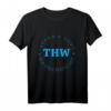 THW Tapfer-Hart-Wasserdicht T-Shirt - Lustiges Helfer Motiv für Ehrenamtliche & Technische Helfer im Katastrophenschutz