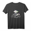 Born To Bike Einhorn Motorrad Fan T-Shirt - Lustiges Biker Geschenk für Kinder, Teenager & Erwachsene, perfekt für Weihnachten & Geburtstag
