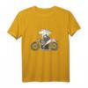 Born To Bike Einhorn Motorrad Fan T-Shirt - Lustiges Biker Geschenk für Kinder, Teenager & Erwachsene, perfekt für Weihnachten & Geburtstag