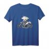 Born To Bike Einhorn Motorrad Fan T-Shirt - Lustiges Biker Geschenk für Kinder, Teenager & Erwachsene, perfekt für Weihnachten & Geburtstag