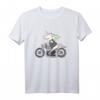 Born To Bike Einhorn Motorrad Fan T-Shirt - Lustiges Biker Geschenk für Kinder, Teenager & Erwachsene, perfekt für Weihnachten & Geburtstag
