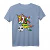 Dabbing Einhorn Jamaika Fußball Fans Trikot - Lustiges jamaikanisches Fußball-Design für Kinder, Trainer und Fans