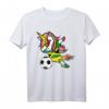 Dabbing Einhorn Jamaika Fußball Fans Trikot - Lustiges jamaikanisches Fußball-Design für Kinder, Trainer und Fans