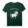 Lustiges Glühweinhorn T-Shirt für Weihnachten - Einhorn mit Glühwein, perfekt für Festtage, Weihnachtsmarkt & als Geschenkidee