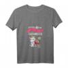 Damen T-Shirt mit Spruch 'Ich bin klein aber scheiß gefährlich' – Lustiges Einhorn Motorrad Design, perfekt als Geschenk zum Geburtstag, Muttertag oder Weihnachten