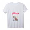 Damen T-Shirt mit Spruch 'Ich bin klein aber scheiß gefährlich' – Lustiges Einhorn Motorrad Design, perfekt als Geschenk zum Geburtstag, Muttertag oder Weihnachten