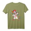 Weihnachtsmütze Kinder Mädchen Weihnachten T-Shirt mit Dabbing Einhorn - Perfektes Nikolaus- und Weihnachtsgeschenk für Kinder, Teenager & Familien