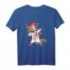 Weihnachtsmütze Kinder Mädchen Weihnachten T-Shirt mit Dabbing Einhorn - Perfektes Nikolaus- und Weihnachtsgeschenk für Kinder, Teenager & Familien