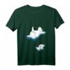 Damen Klimawandel T-Shirt mit Eisbär und Pinguin - Niedliches Tier-Design im V-Ausschnitt für Umwelt- und Tierschutzliebhaberinnen