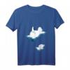 Damen Klimawandel T-Shirt mit Eisbär und Pinguin - Niedliches Tier-Design im V-Ausschnitt für Umwelt- und Tierschutzliebhaberinnen