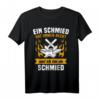 Lustiges Schmiedemotiv T-Shirt mit Amboss und Schmiedehammer – Witzige Arbeitskleidung für Schmiede & Herren mit Schmiedesprüchen