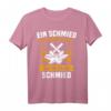Lustiges Schmiedemotiv T-Shirt mit Amboss und Schmiedehammer – Witzige Arbeitskleidung für Schmiede & Herren mit Schmiedesprüchen