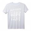 Als Gott Mich Schuf Grinste Spruch Ironisches T-Shirt – Lustiges Party-Shirt für Damen und Herren mit Humor