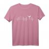 Herzschlag Eislaufen T-Shirt – Perfektes Geschenk für Eiskunstläufer, Fans & Wintersportliebhaber zu Geburtstag, Weihnachten, Muttertag & Vatertag