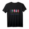 Skandinavien Flaggen Eiscreme Abkühlung T-Shirt – Lustiges Urlaubs-Souvenir & Geschenkidee für Norden-Reisende, Wikinger-Fans & Skandinavien-Liebhaber