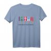 Skandinavien Flaggen Eiscreme Abkühlung T-Shirt – Lustiges Urlaubs-Souvenir & Geschenkidee für Norden-Reisende, Wikinger-Fans & Skandinavien-Liebhaber