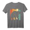 Retro Elefant Afriika Safari Dickhäuter - Vintage Elefant T-Shirt für Safari- und Tierliebhaber