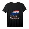 Thai Flagge Tierschützer Elefant T-Shirt - Naturliebhaber Geschenk für Safari, Afrika & Tierfreunde