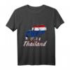 Thai Flagge Tierschützer Elefant T-Shirt - Naturliebhaber Geschenk für Safari, Afrika & Tierfreunde