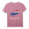 Thai Flagge Tierschützer Elefant T-Shirt - Naturliebhaber Geschenk für Safari, Afrika & Tierfreunde