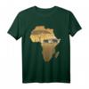 Afrika T-Shirt mit Elefantenkarte und Big Five - Safari Design für Herren, Damen & Kinder, Ideal für Tier- und Afrika-Liebhaber