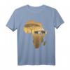 Afrika T-Shirt mit Elefantenkarte und Big Five - Safari Design für Herren, Damen & Kinder, Ideal für Tier- und Afrika-Liebhaber